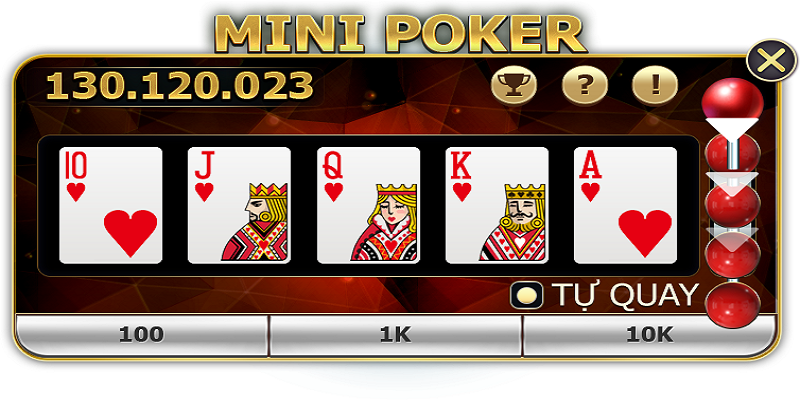 Lợi ích khi chơi Nổ Hũ Mini Poker trên GO88