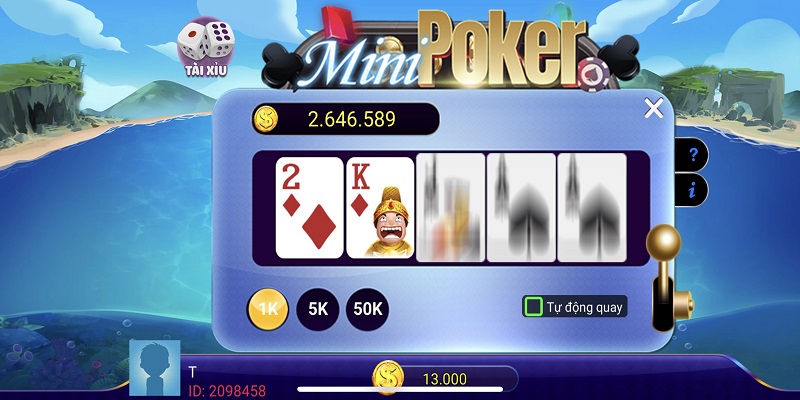 Điểm nổi bật ấn tượng của Poker Cổ Phần Mini trên GO88