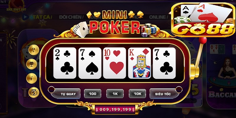 Chi tiết về ưu đãi nhận 50K tiền mặt khi tham gia Quay Mini Poker trên GO88