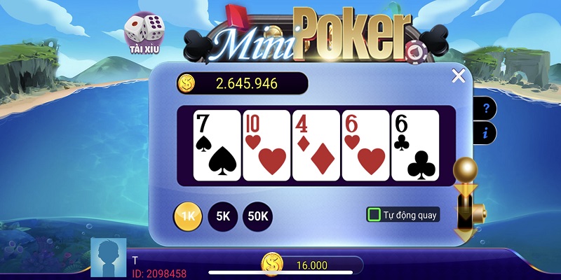Nắm vững luật chơi Mini Poker trên GO88