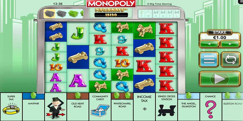 Slots Game kiếm tiền Monopoly Megaways