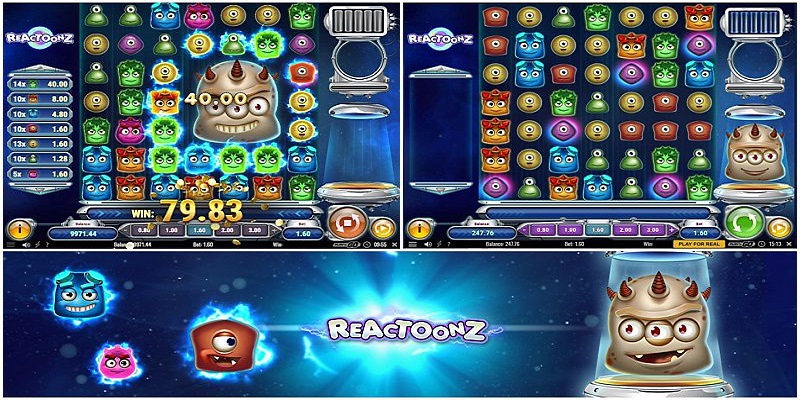 Trò chơi đánh bạc ngoại tuyến Reactoonz 2