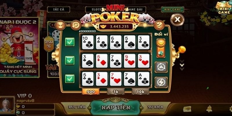 Đôi nét về game mini Poker