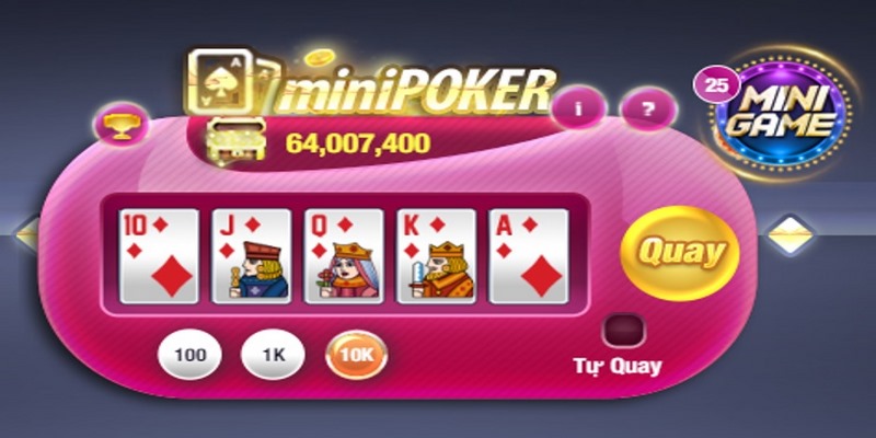 Giới thiệu về trò chơi mini poker
